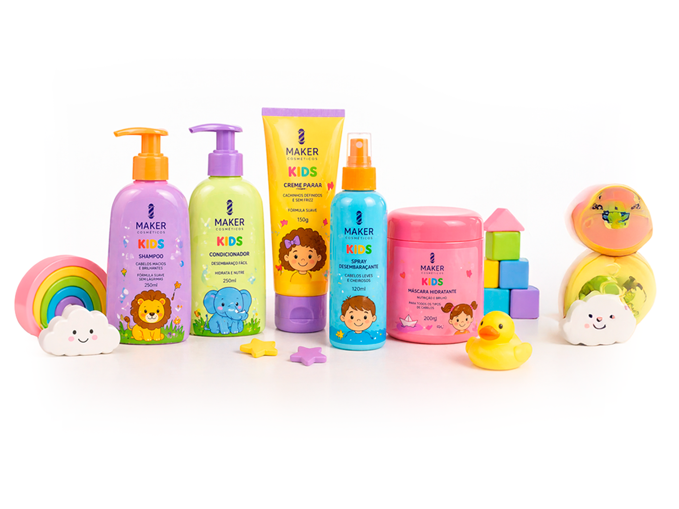 Linha infantil da Maker Cosméticos