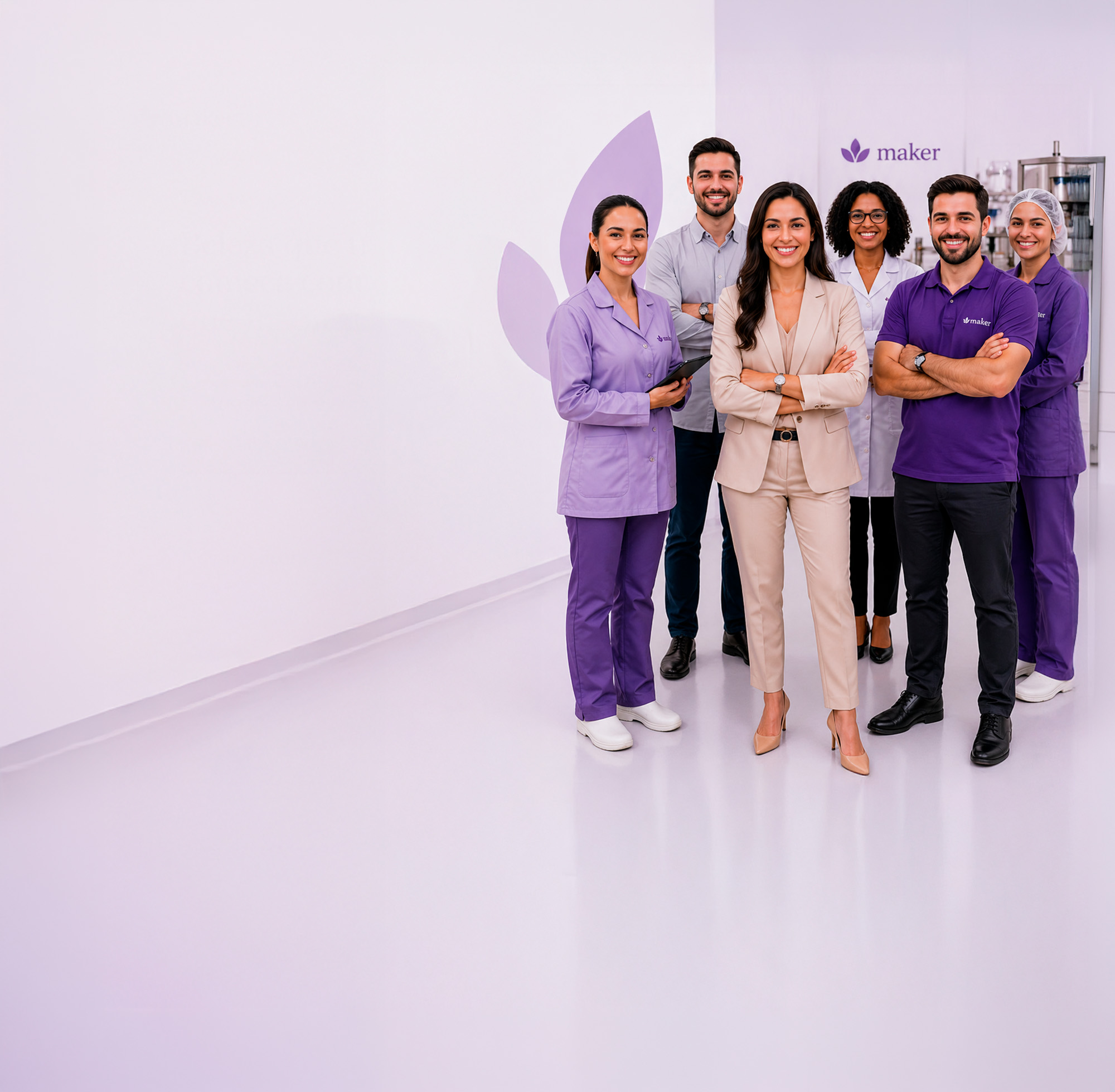 Equipe da Maker Cosméticos
