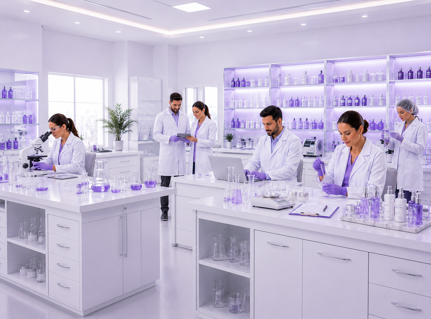 Controle de qualidade de produtos cosméticos